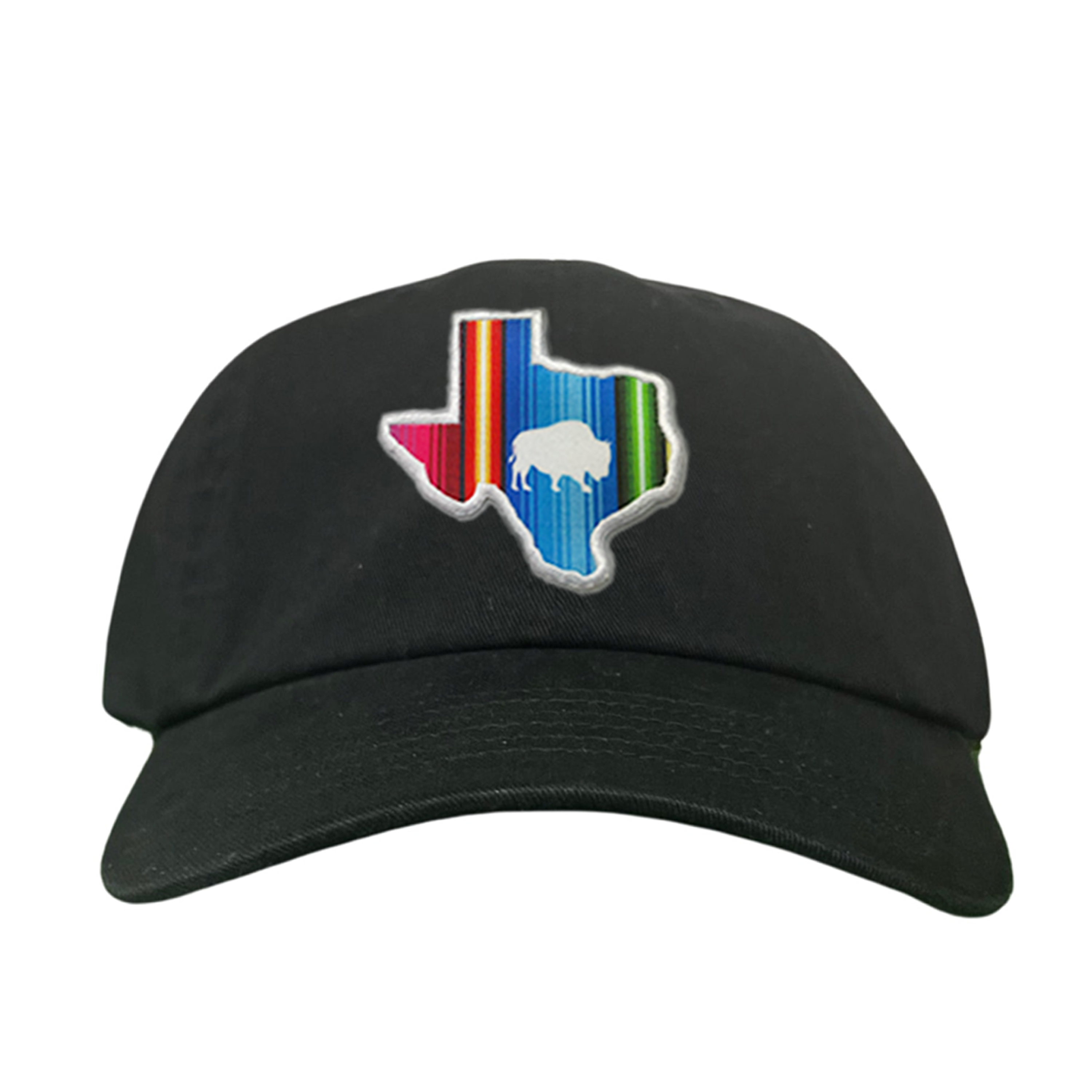 State of Texas Serape Baseball Cap with Adjustable Snapback Closure