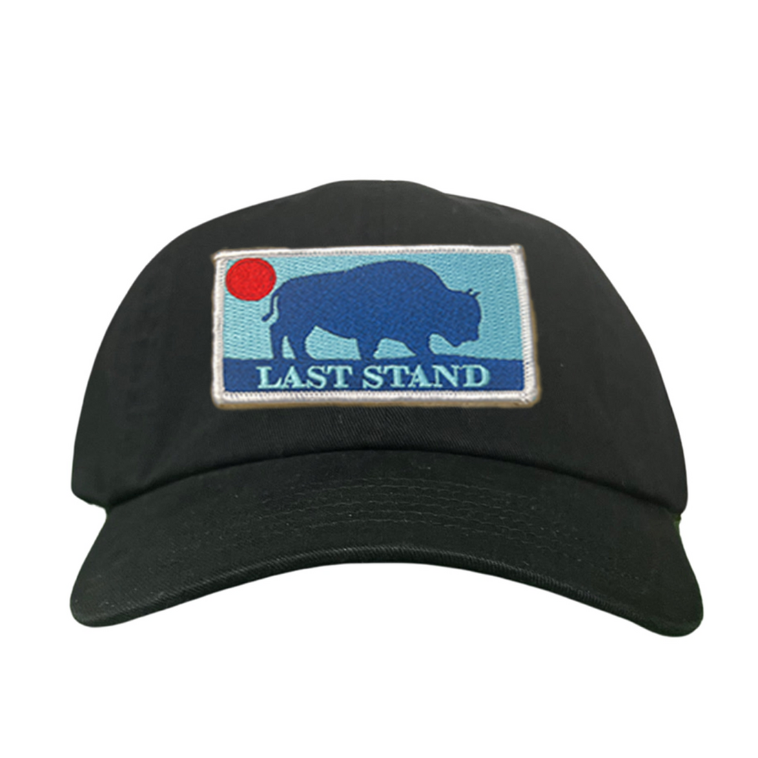 Bison Sunset Baseball Cap - Mountain Outdoors Snapback Hat