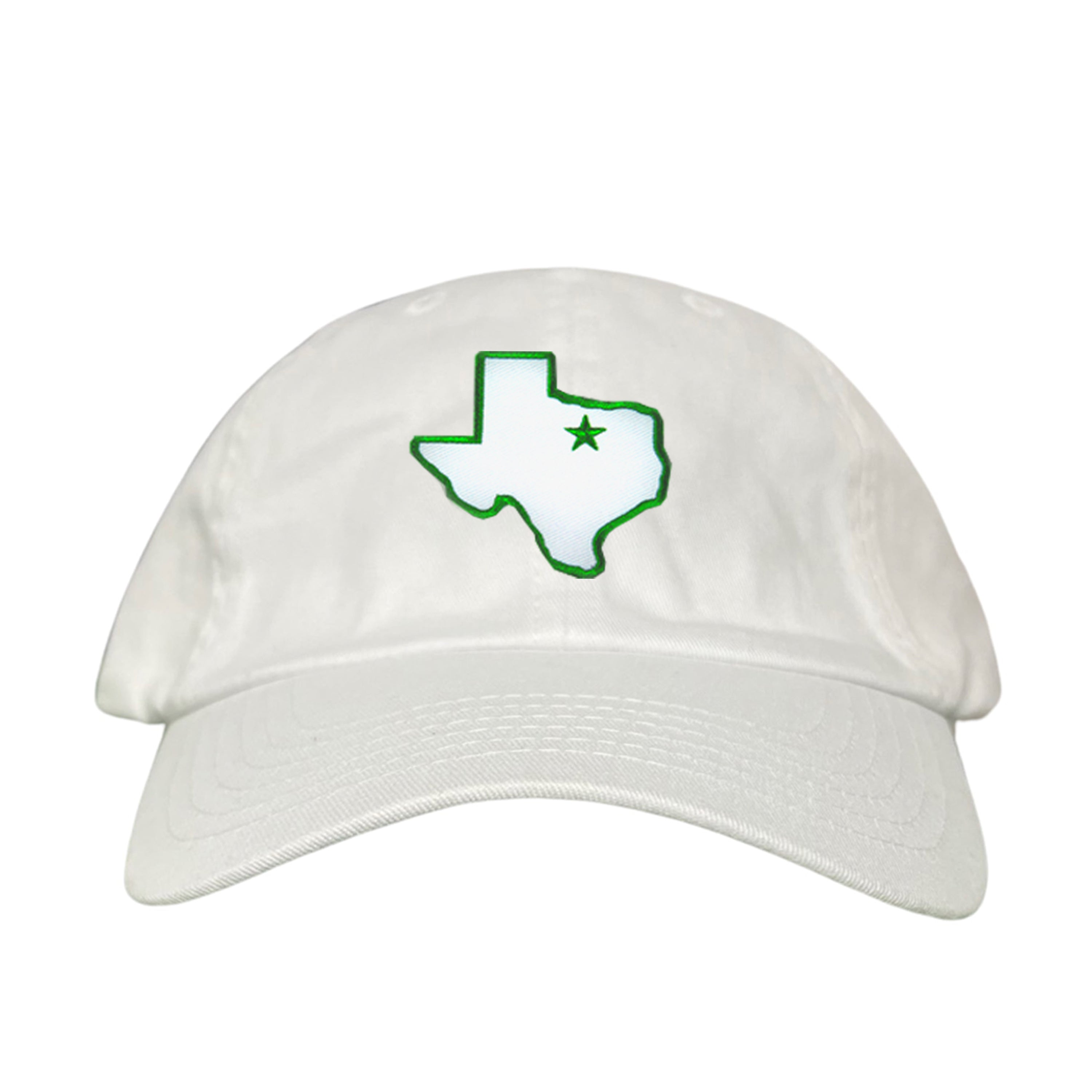 UNT State of Texas Star Baseball Hat Green Black Beige White
