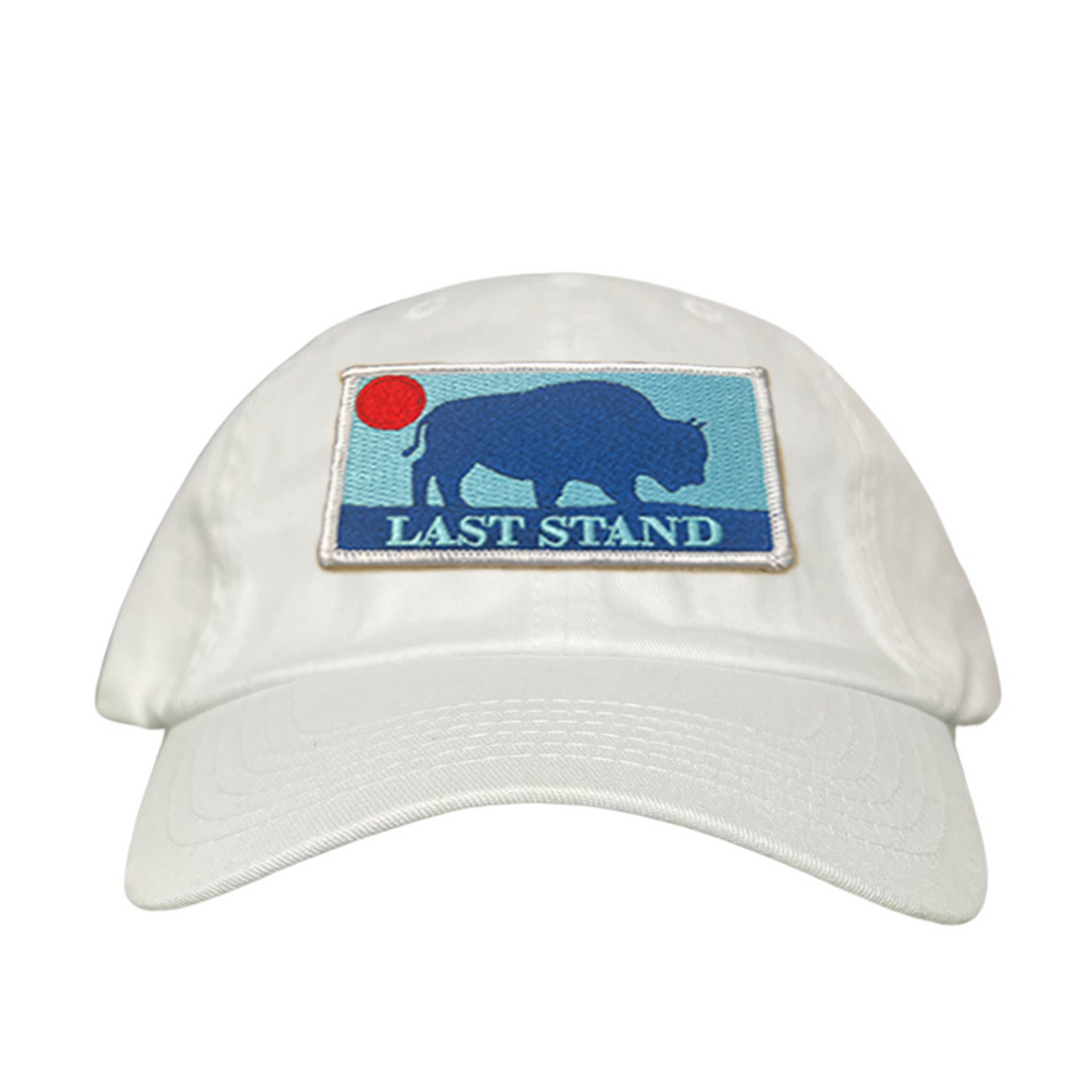 Bison Sunset Baseball Cap - Mountain Outdoors Snapback Hat
