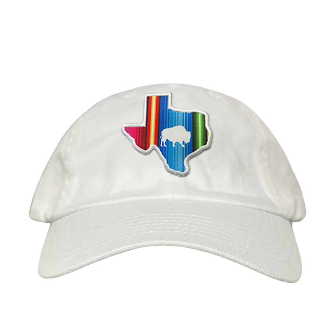 State of Texas Serape Baseball Cap with Adjustable Snapback Closure