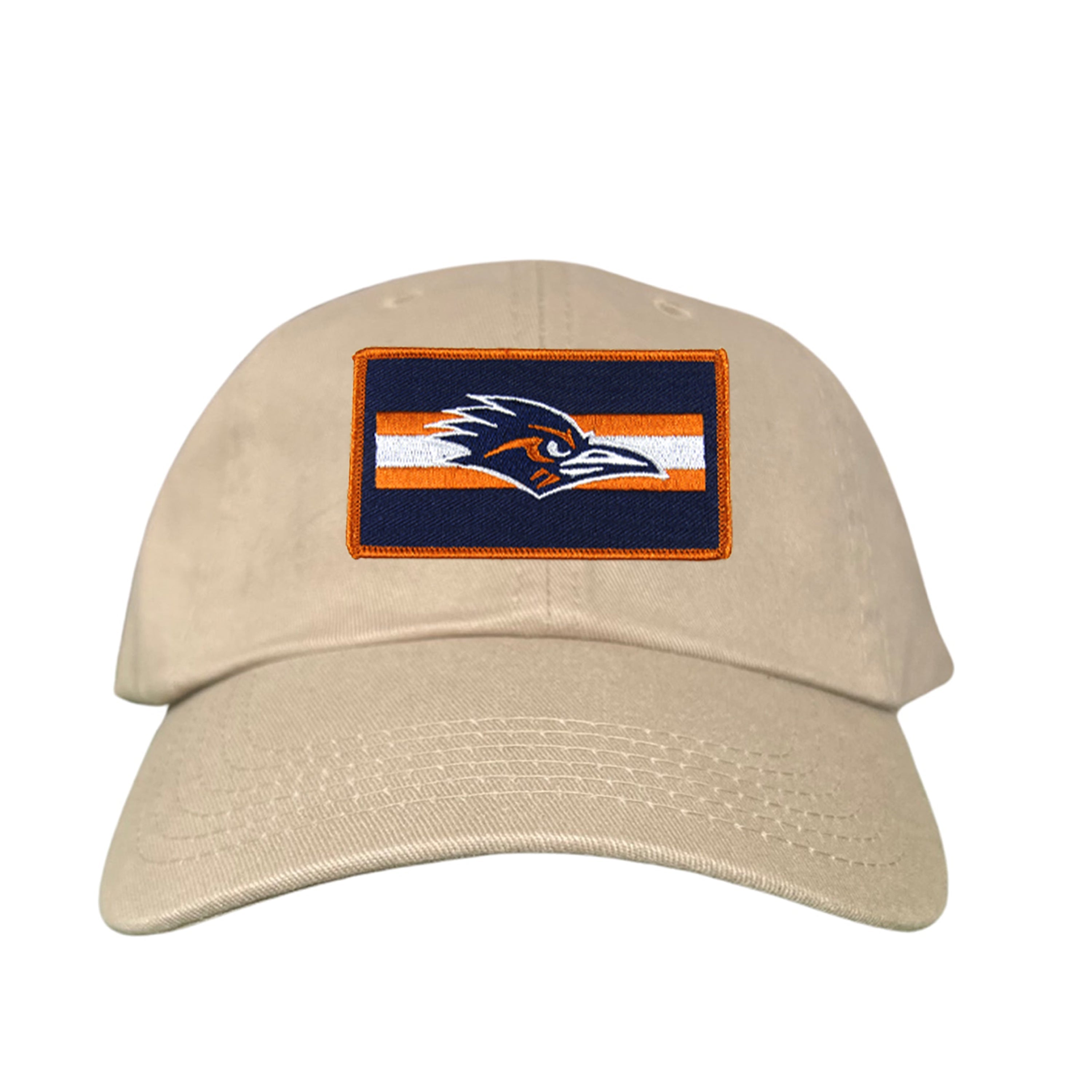 UTSA Roadrunner Rectangle Stripe Patch Hat - Blue and Orange