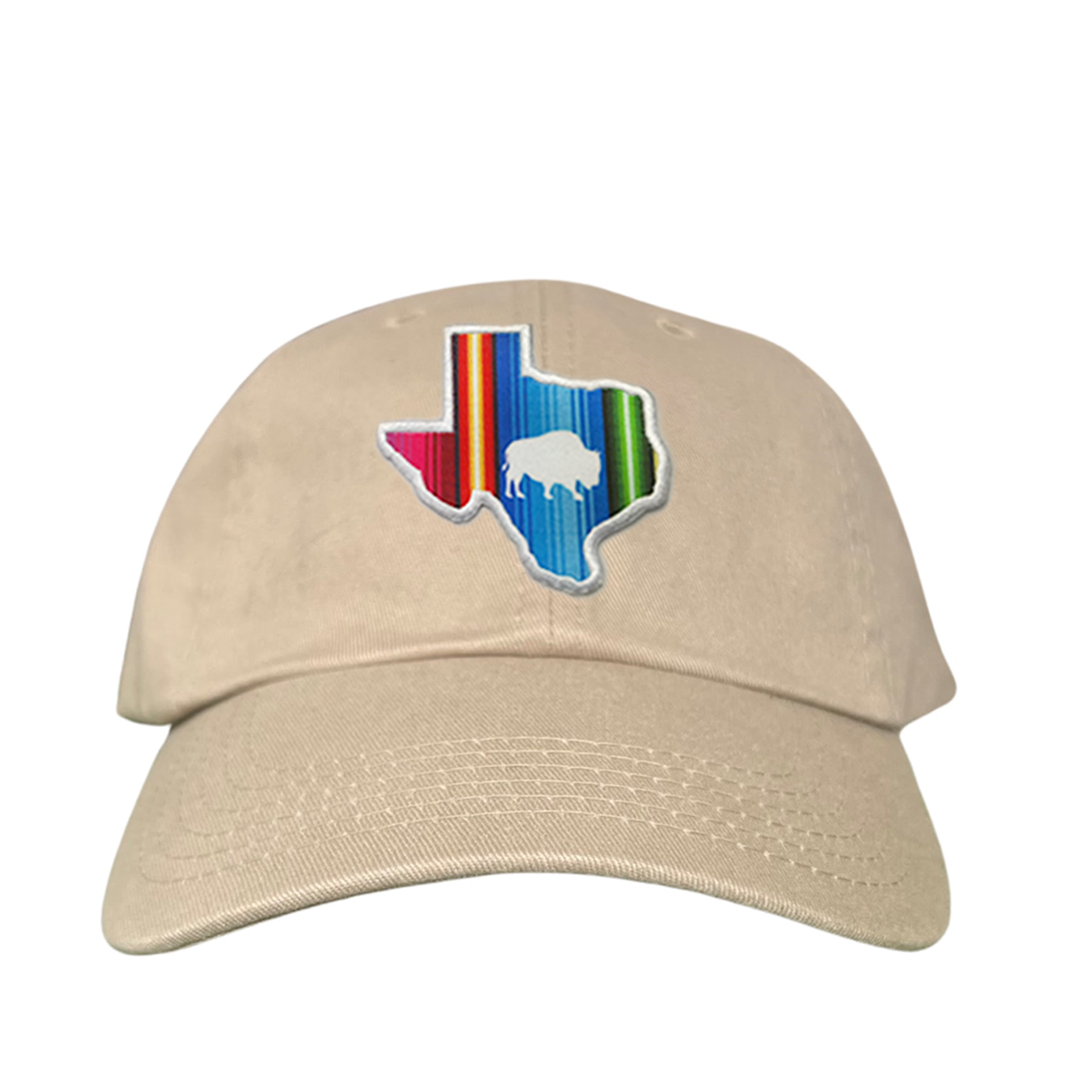 State of Texas Serape Baseball Cap with Adjustable Snapback Closure