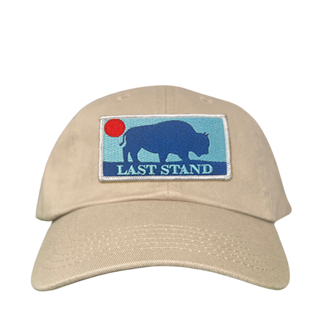Bison Sunset Baseball Cap - Mountain Outdoors Snapback Hat