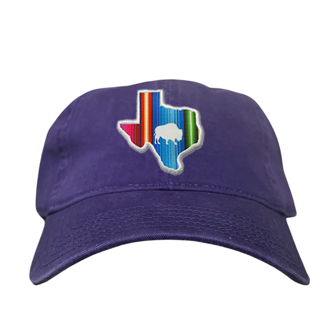 State of Texas Serape Baseball Cap with Adjustable Snapback Closure