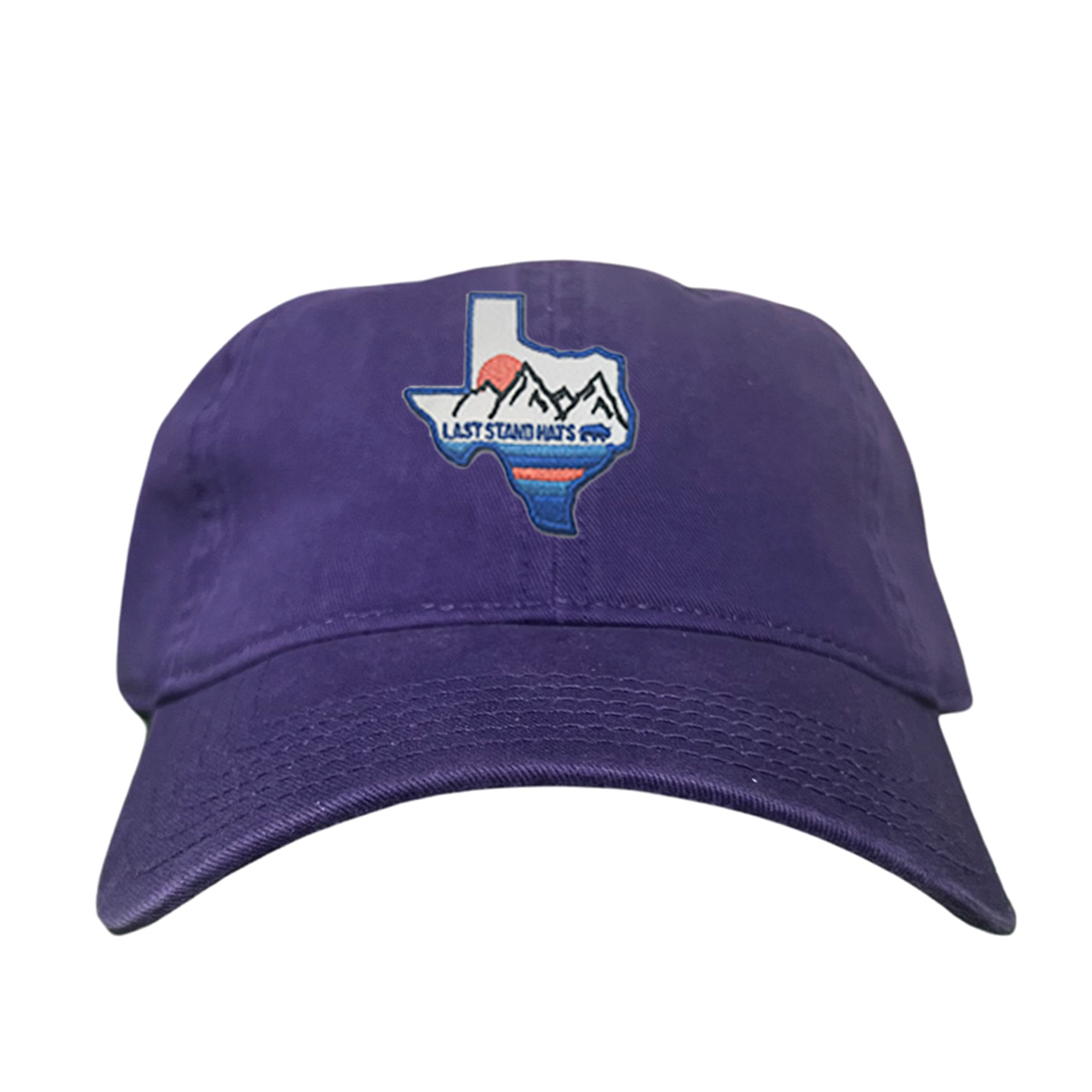 Texas Mountains Blue Graphic Hat - Classic Casual Cap