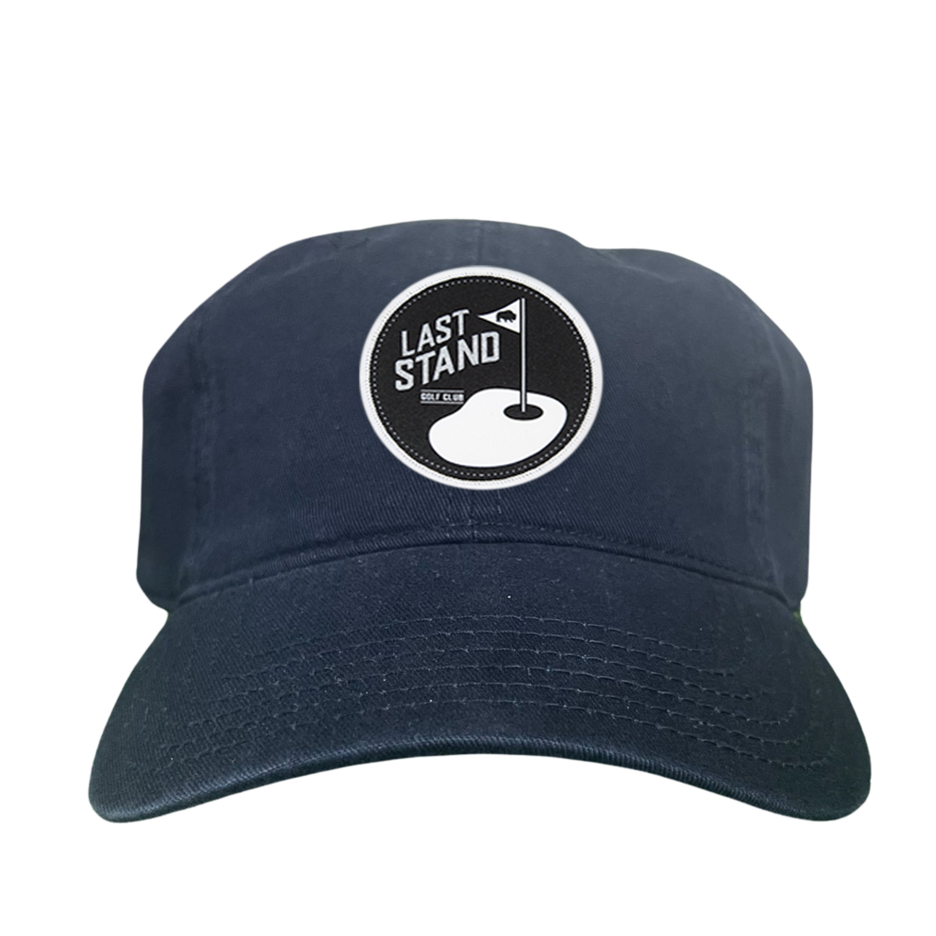 Golf Club Snapback Hat with Breathable Mesh Back and Curved Bill