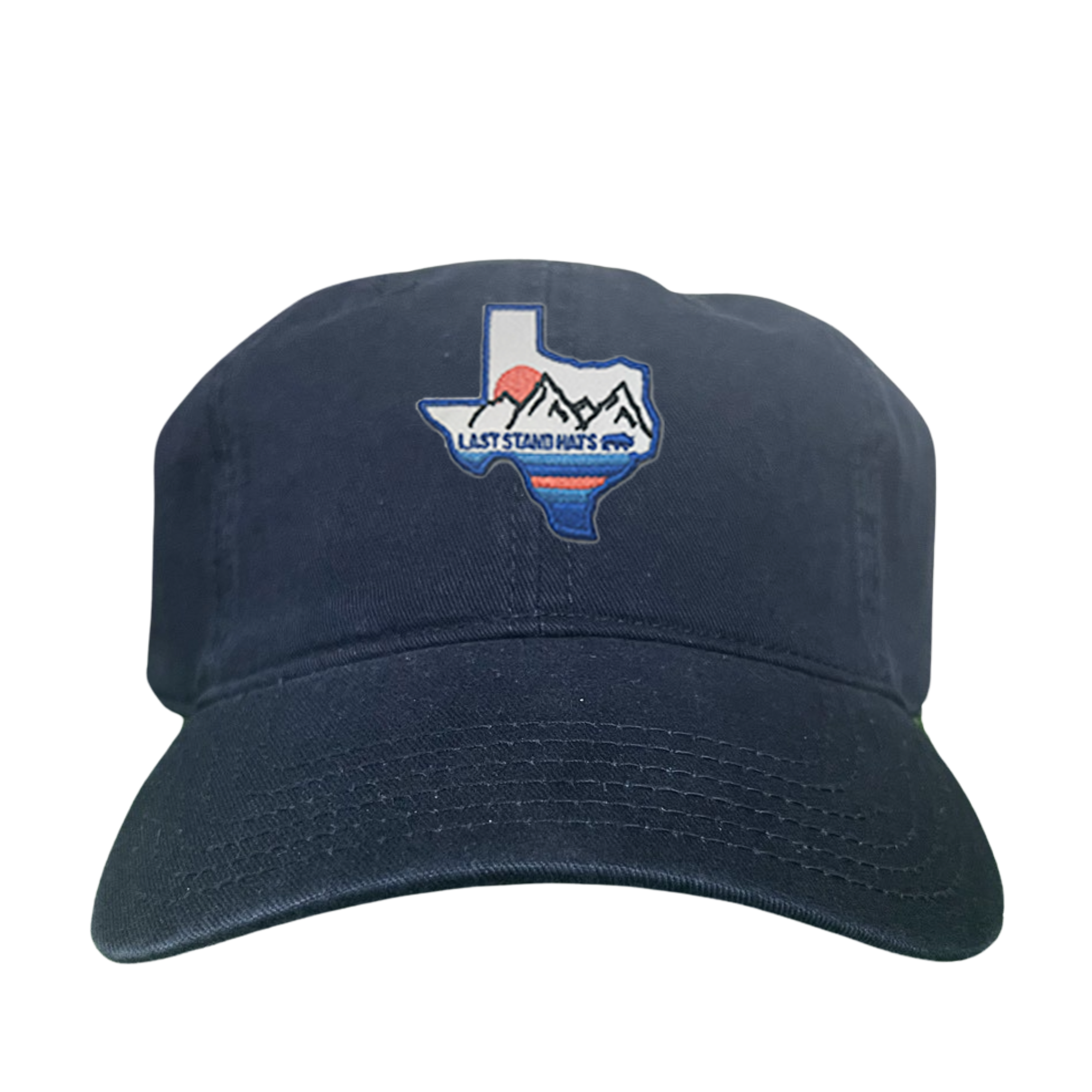 Texas Mountains Blue Graphic Hat - Classic Casual Cap