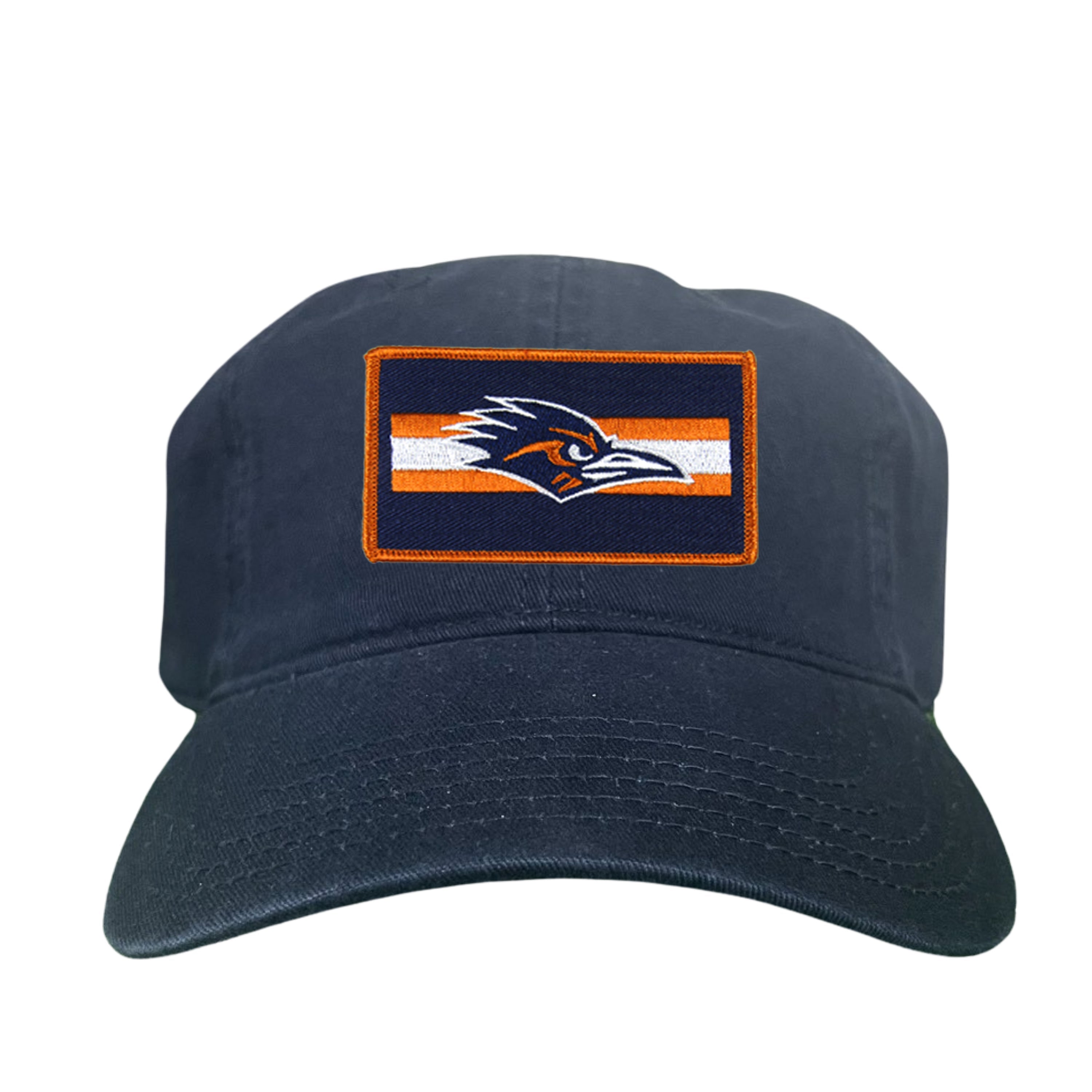UTSA Roadrunner Rectangle Stripe Patch Hat - Blue and Orange