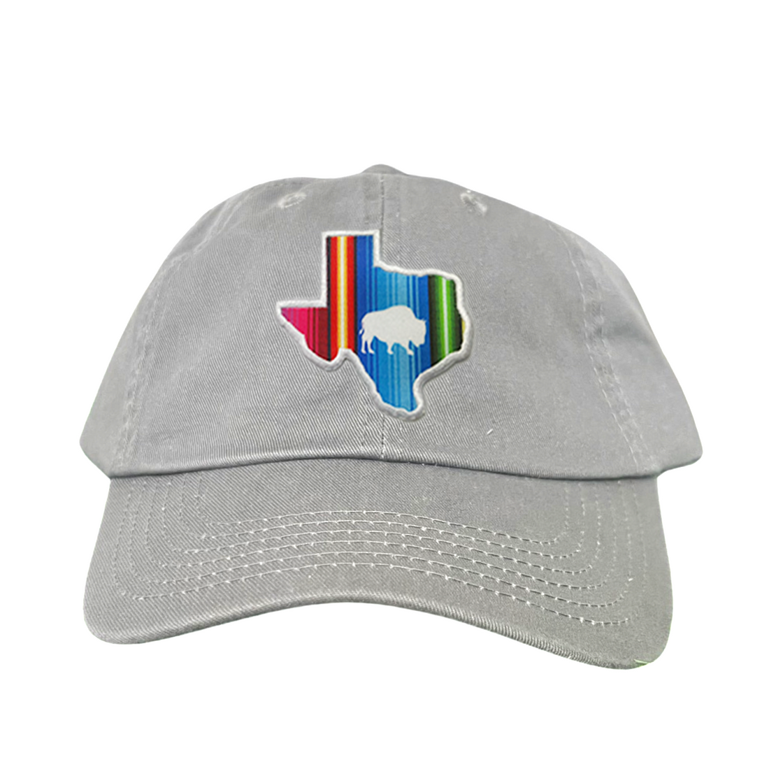 State of Texas Serape Baseball Cap with Adjustable Snapback Closure