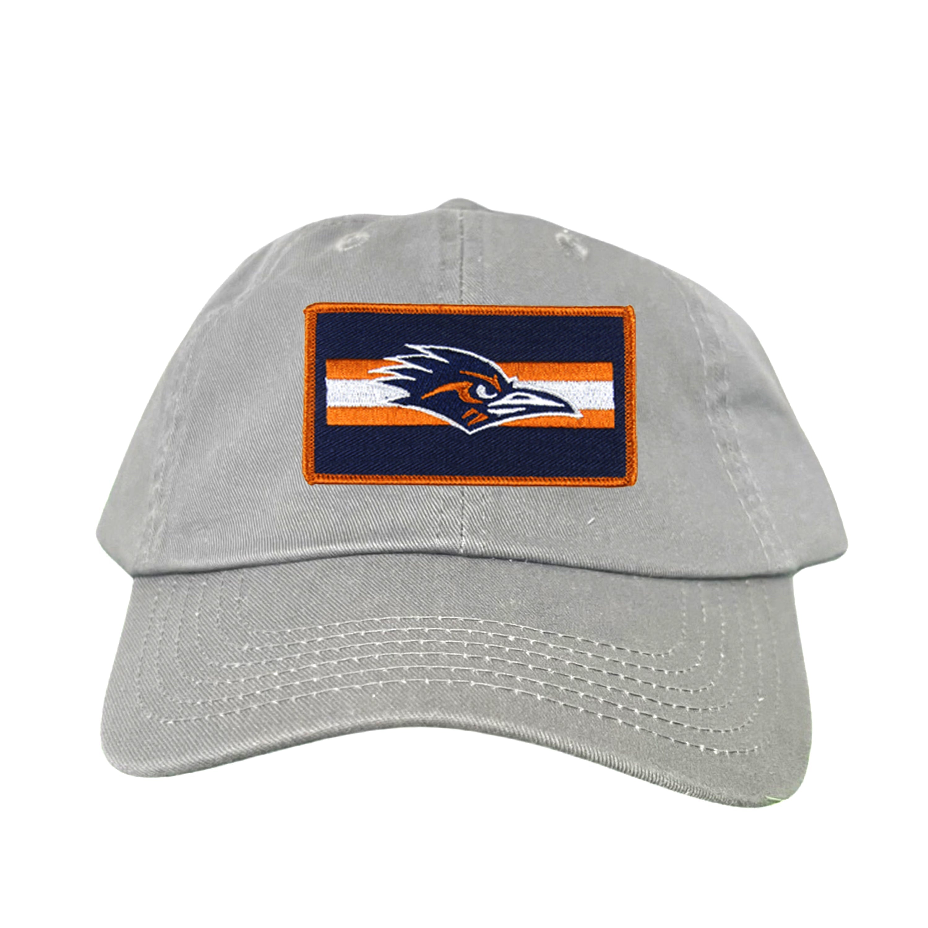 UTSA Roadrunner Rectangle Stripe Patch Hat - Blue and Orange