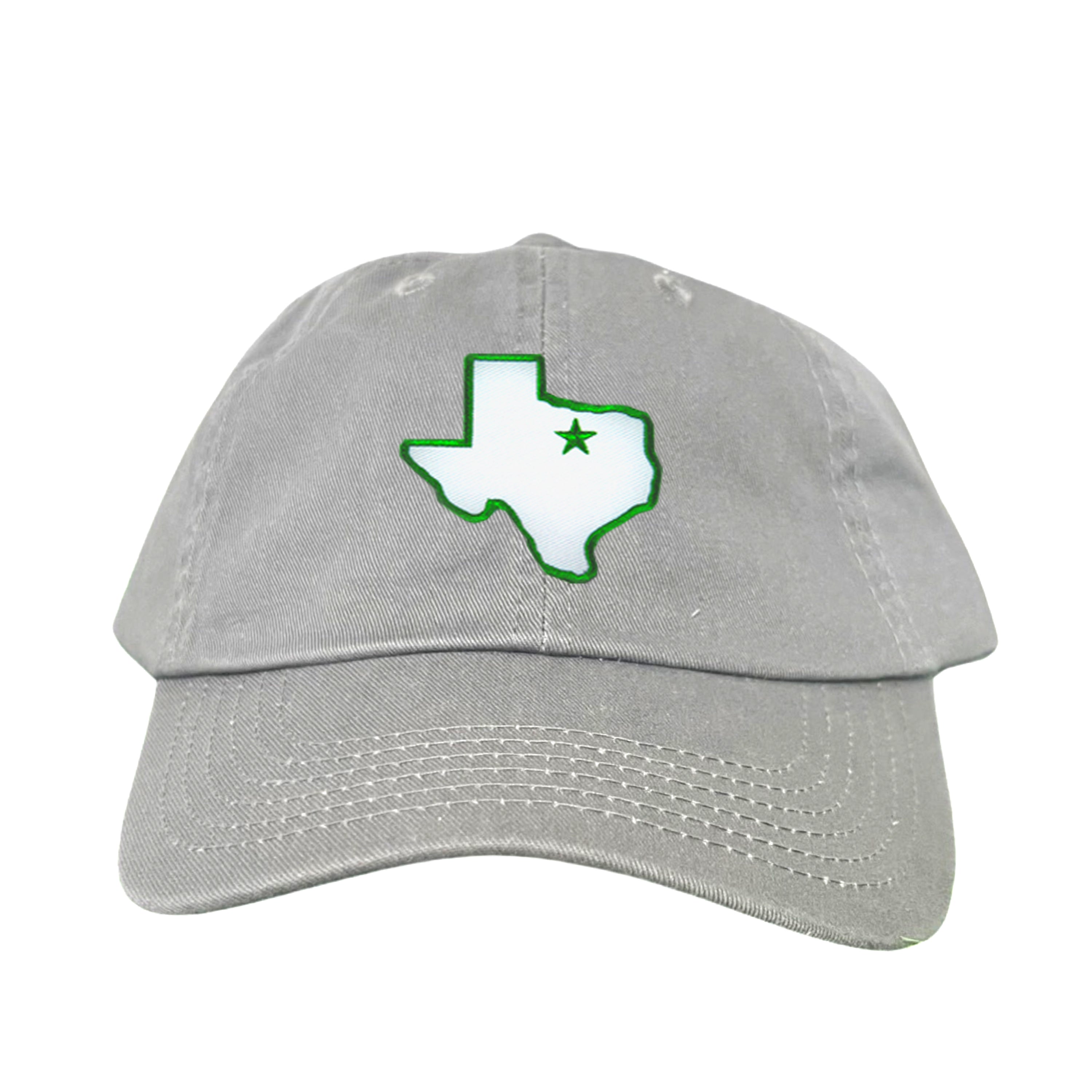 UNT State of Texas Star Baseball Hat Green Black Beige White
