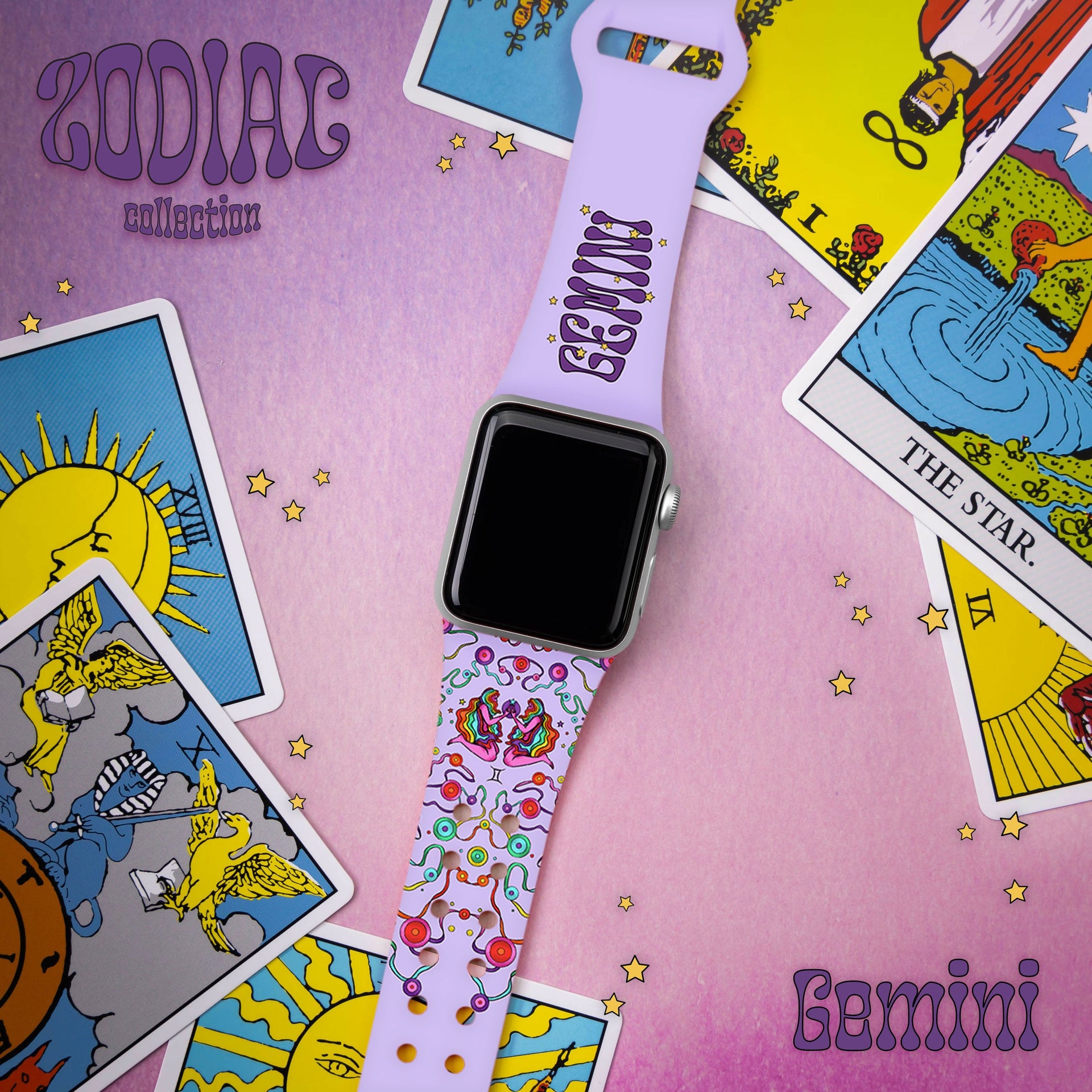 Zodiac Collection HD Apple Watch Band with Psychedelic Art