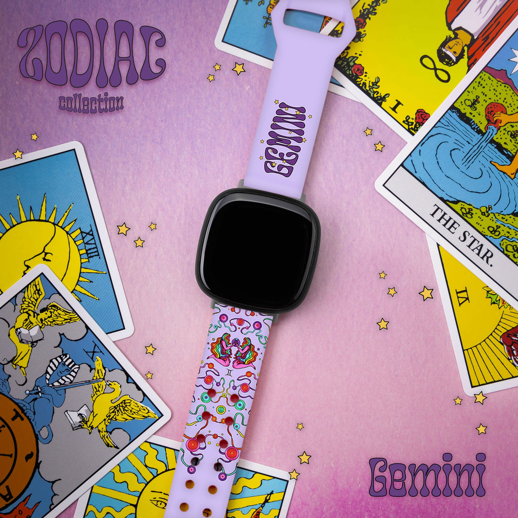 Zodiac Collection Printed Watch Band for Fitbit Versa 3 & Sense 1
