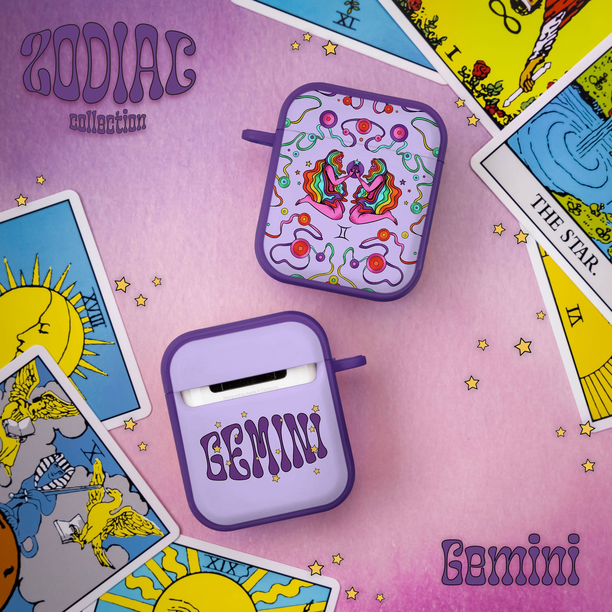 Zodiac Collection Protective Case for Apple AirPods Gen 1 & 2 - Image 16
