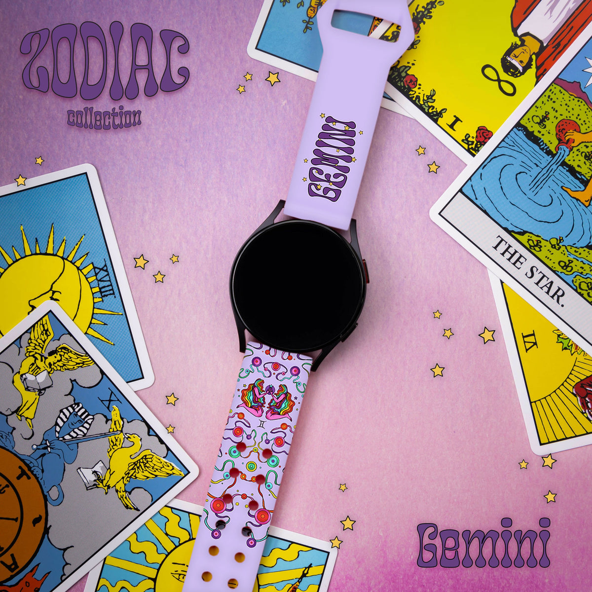 Zodiac Collection HD Watchband for Samsung Galaxy 20mm Watches