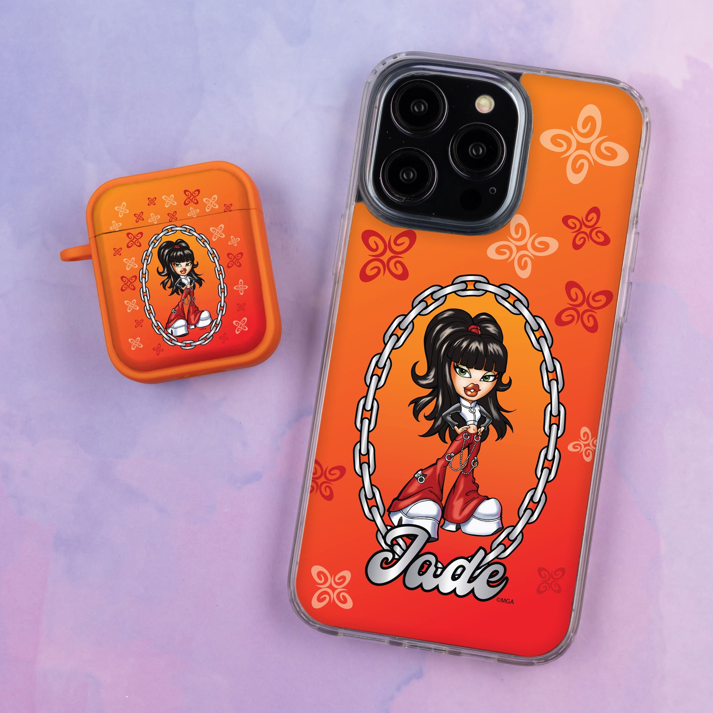 Bratz® Passion For Fashion HD Apple iPhone 13 Mag-Safe Phone Case and AirPods Gen 1 & 2 Combo Package
