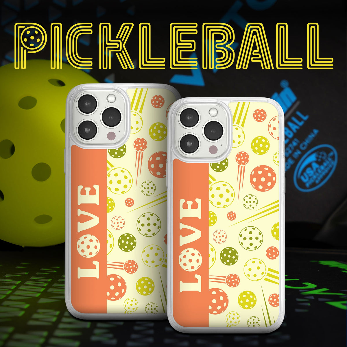 Pickleball HD Apple iPhone 11 Series Phone Case