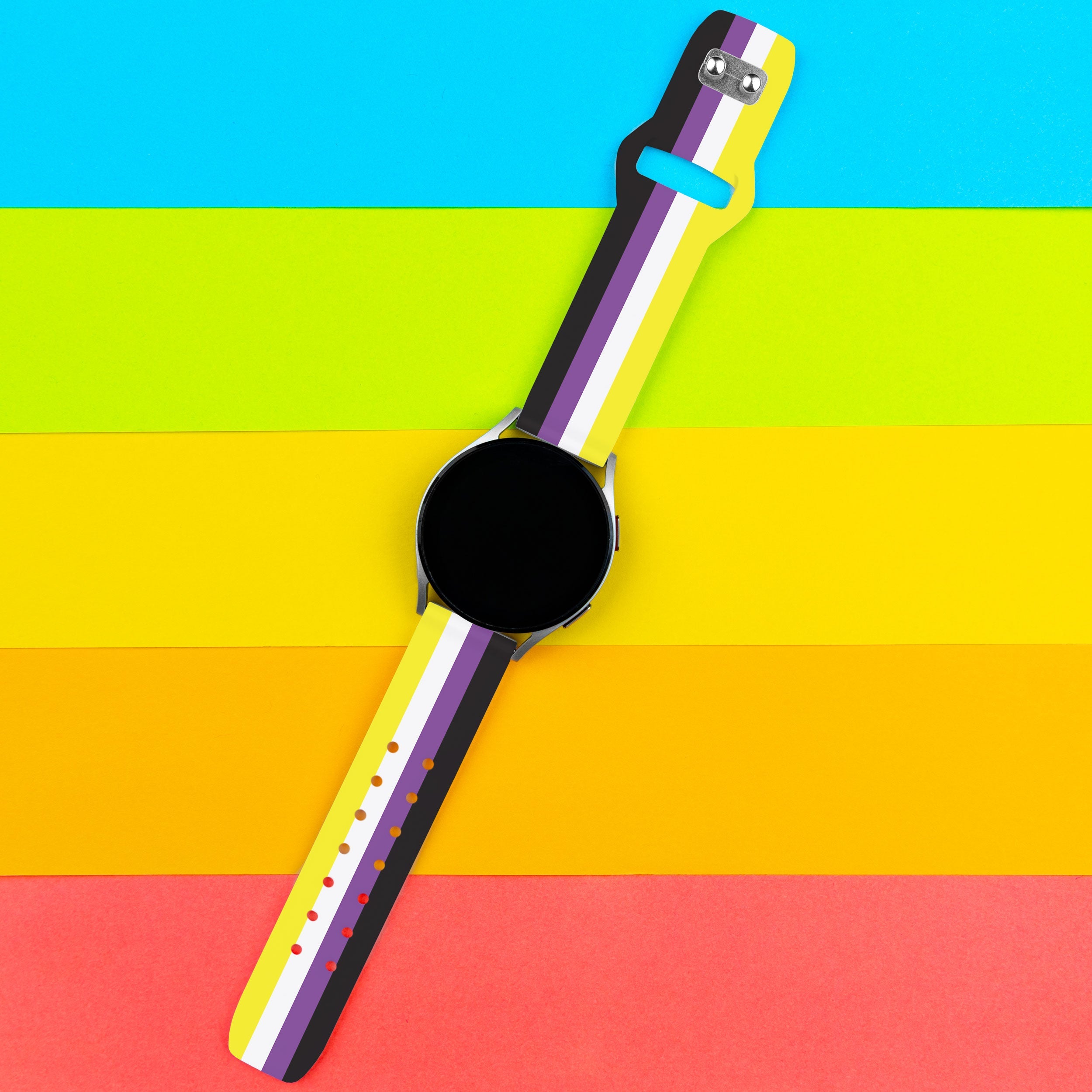 Pride HD  Watchband for Samsung, Garmin, Fossil, and More for Samsung, Garmin, Fossil, and More