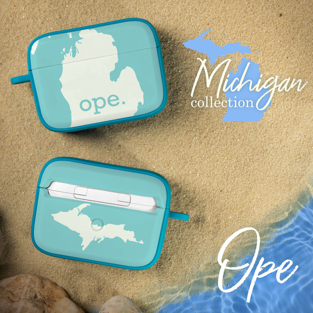 Michigan State Map Case for Apple AirPods Pro 1 and 2 Covers