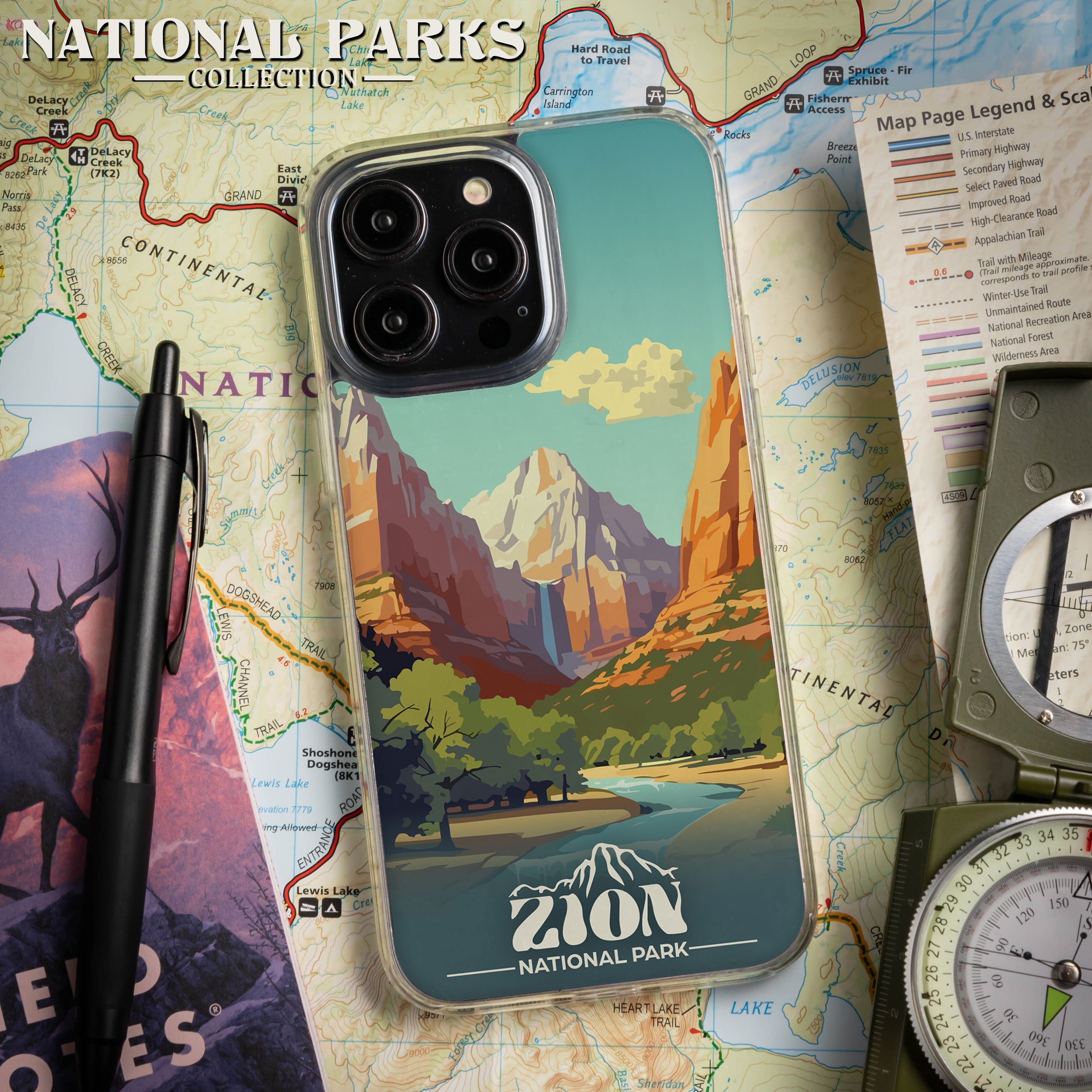 Zion National Park MagSafe iPhone 16 Case - Durable HD Protective