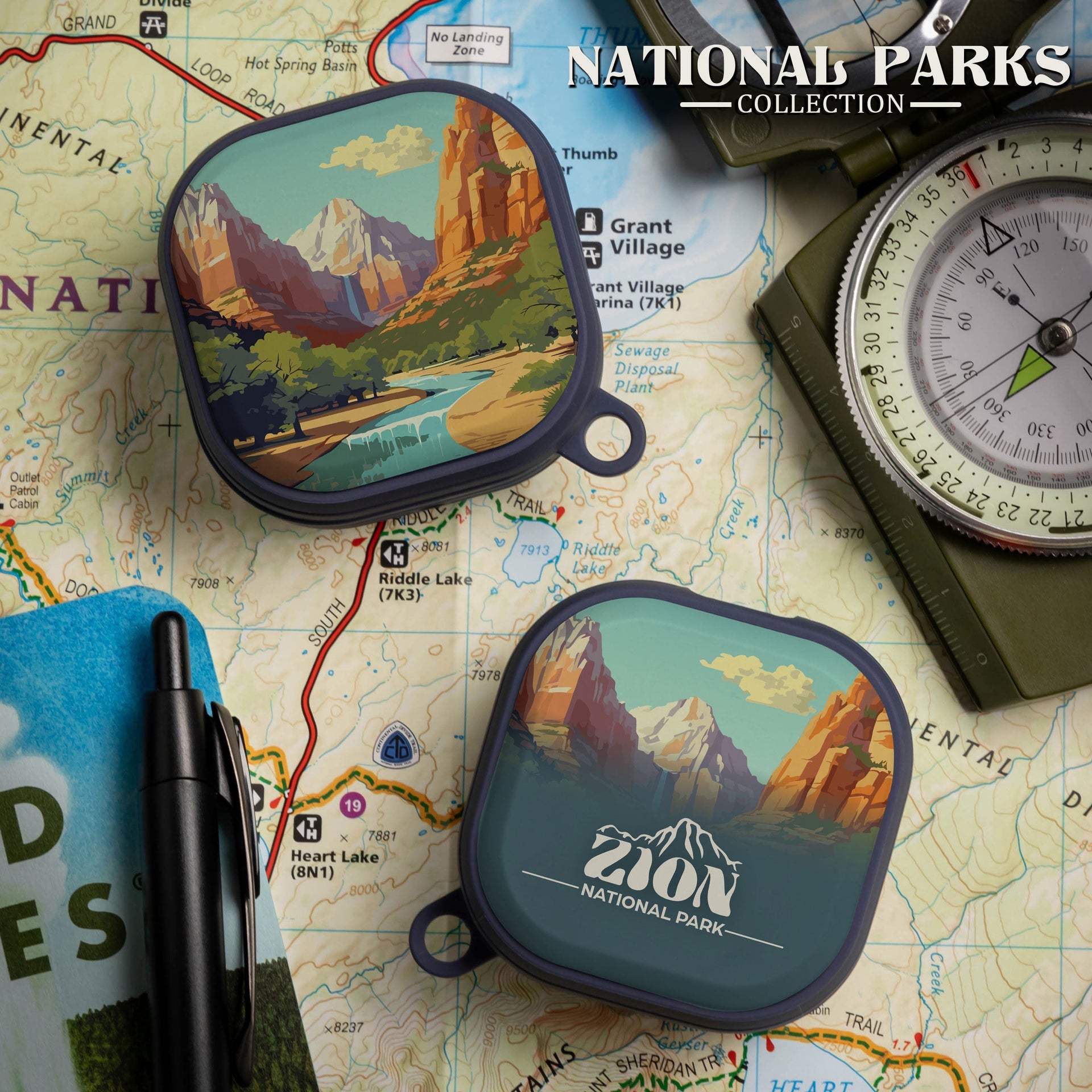 Zion National Park Protective Case for Samsung Galaxy Buds Pro - Image 2
