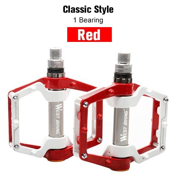 3-Bearing Ultralight Anti-Slip Flat Bike Pedals for MTB and Road