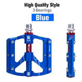 3-Bearing Ultralight Anti-Slip Flat Bike Pedals for MTB and Road