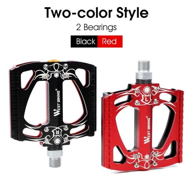 3-Bearing Ultralight Anti-Slip Flat Bike Pedals for MTB and Road