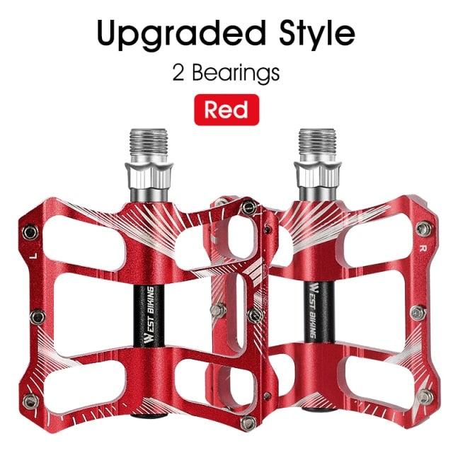 3-Bearing Ultralight Anti-Slip Flat Bike Pedals for MTB and Road