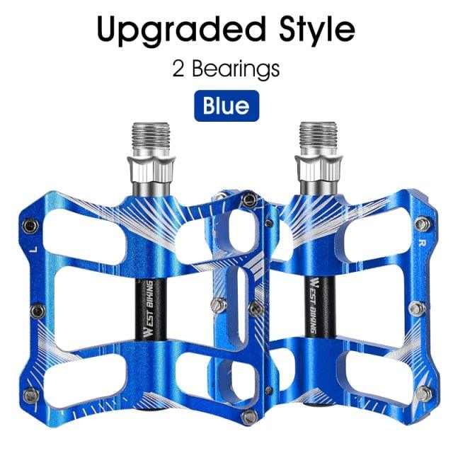3-Bearing Ultralight Anti-Slip Flat Bike Pedals for MTB and Road