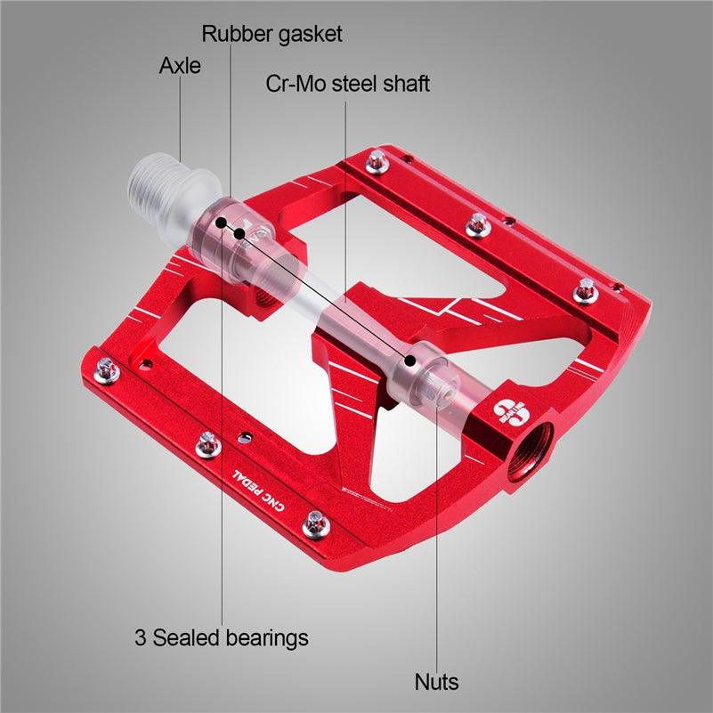 Ultralight 3-Bearing Bicycle Pedals for Road and Mountain Cycling