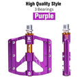 Ultralight 3-Bearing Bicycle Pedals for Road and Mountain Cycling