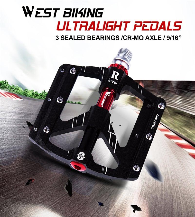 Ultralight 3-Bearing Bicycle Pedals for Road and Mountain Cycling