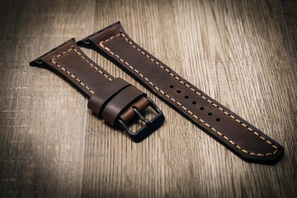 Apple Watch Leather Band - Walnut Brown