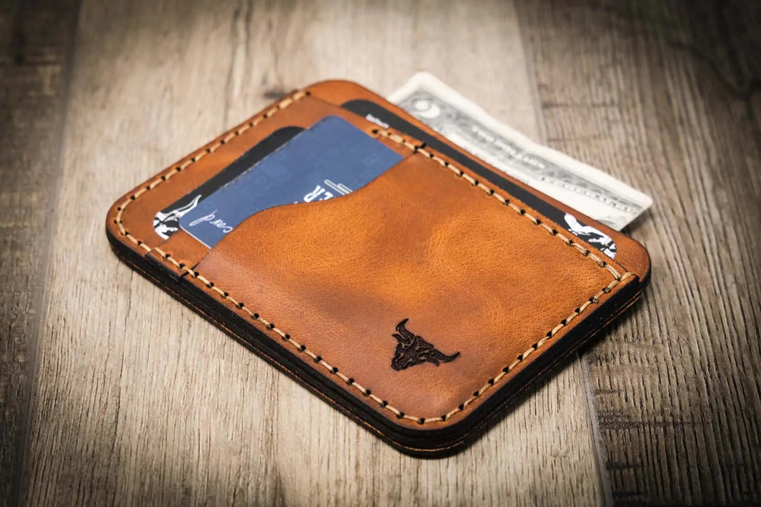 Mansfield Minimalist Wallet - Chestnut Brown