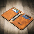 The Tyler Vertical Wallet - Chestnut Brown