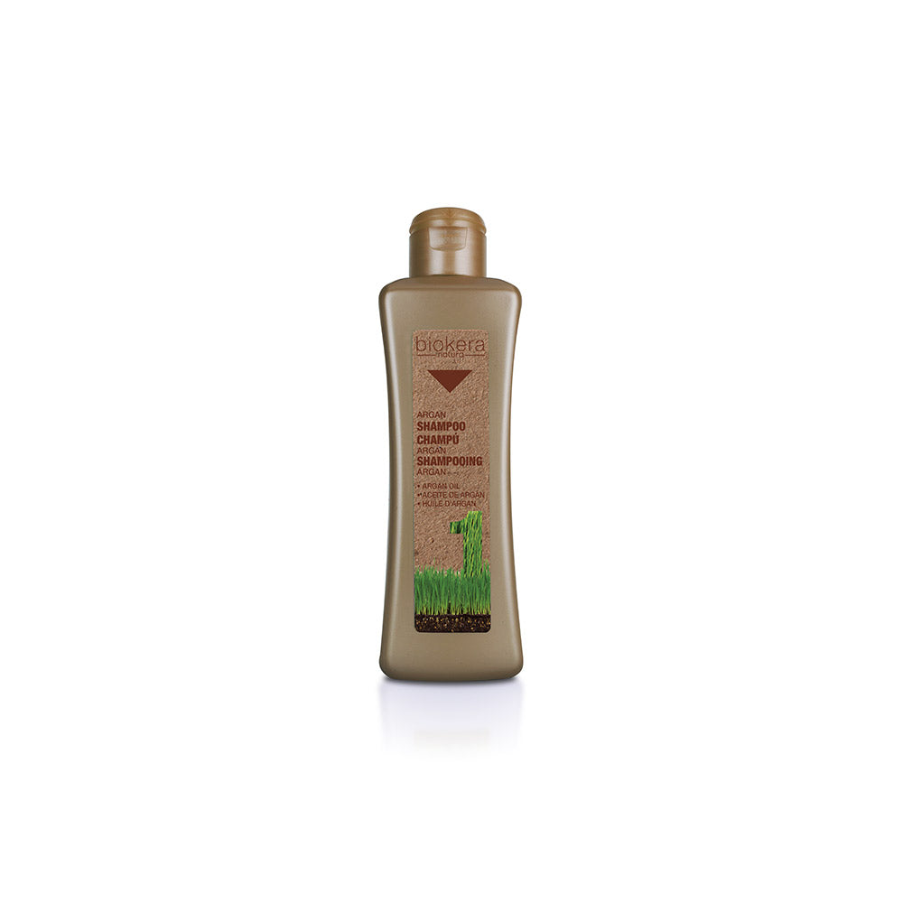 36.7 oz professional size bottle of Salerm Biokera Natura Argan Shampoo