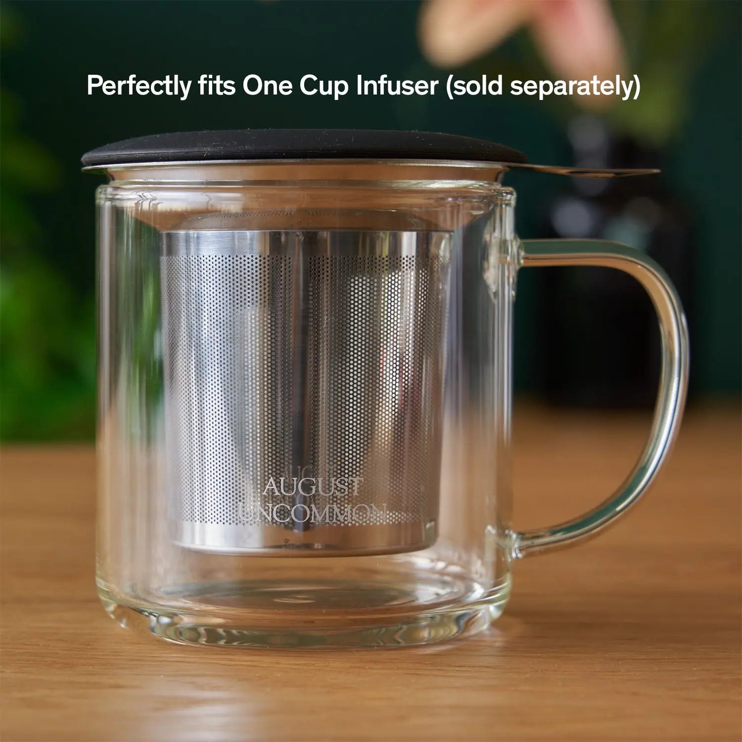 Clear Borosilicate Glass Tea Mug 14 oz Heat Resistant Drinkware - Image 3