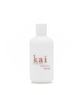 Bottle of Kai Rose Body Lotion 8 oz featuring a minimalist floral design