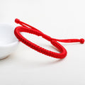 Xiao Zhan's Same Style Diamond Knot Bracelet Red Rope Bracelet Men's And Women's Hand-woven Couple's Lucky Delivery For The Year Of Birth