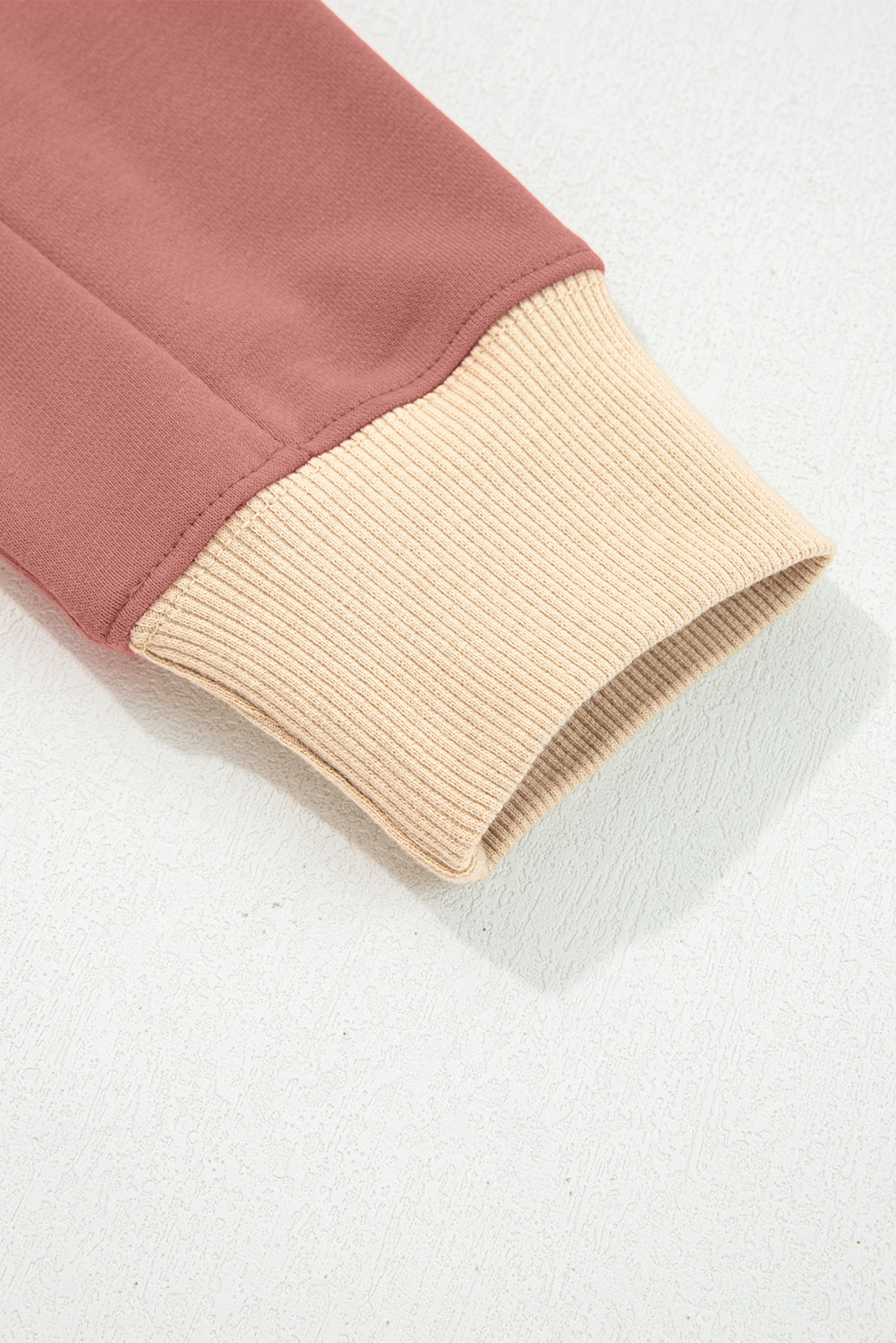 Star Patchwork Reverse Seam Drop Shoulder Sweatshirt