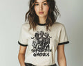 The Golden Girl Ghouls - Funny Halloween Ringer Shirt