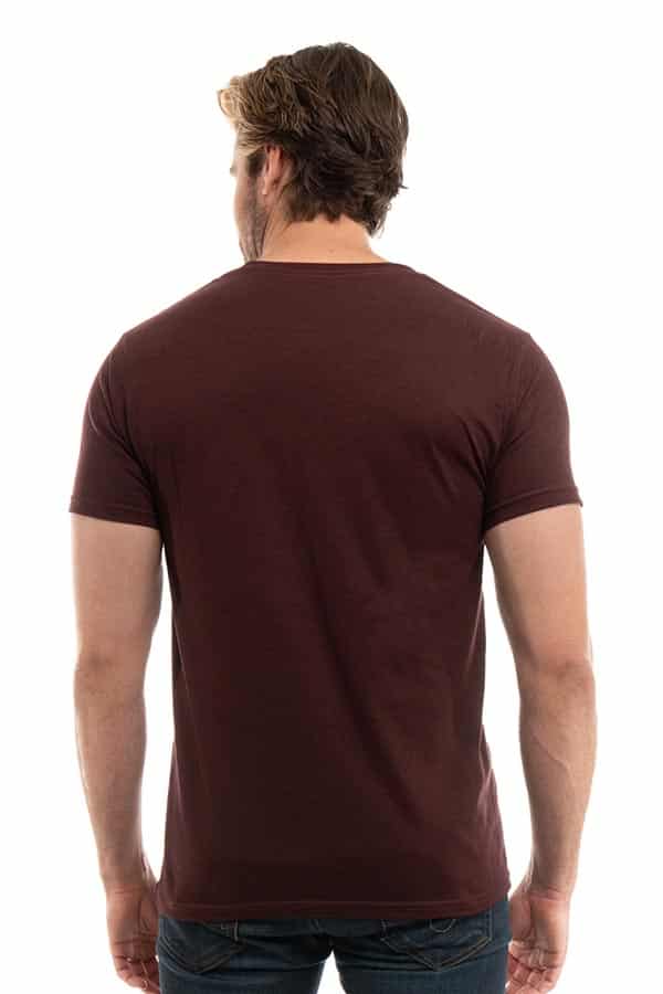 Bi-Blend Crew Neck T-Shirt in Dark Colors Soft Cotton Poly Tee