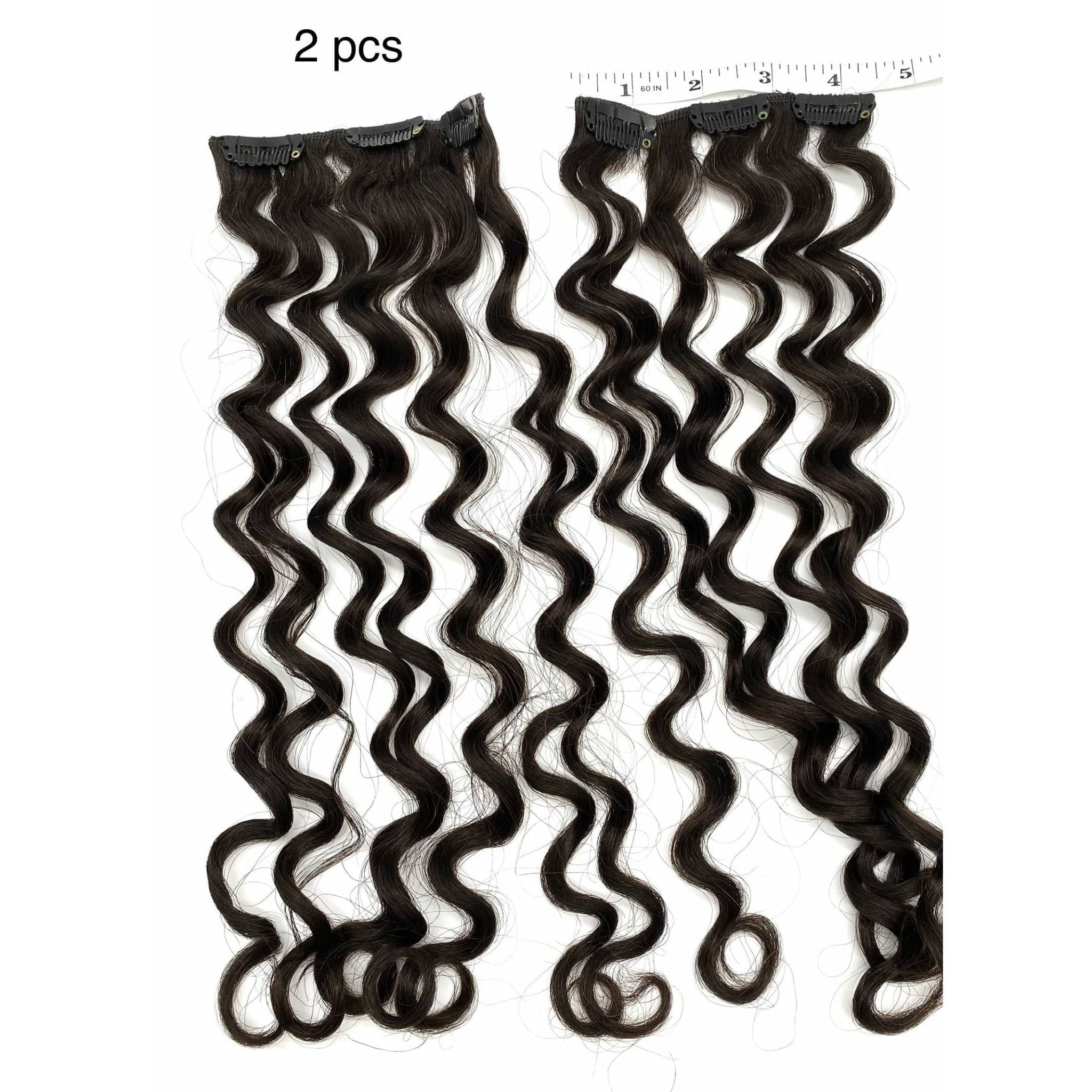 French Wave 18" Clip-In Hair Extensions - ClipeX System
