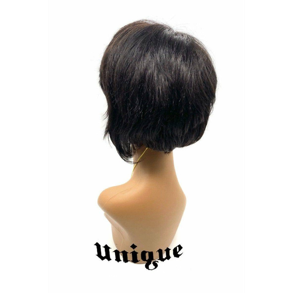 Classic Short 100% Human Hair Full Wig - Style A9 Natural Shades