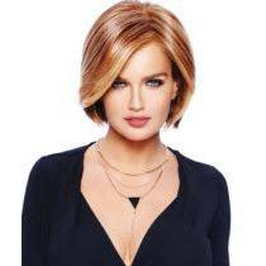 Straight Up with a Twist Synthetic Hair Wig - Blonde or Brown