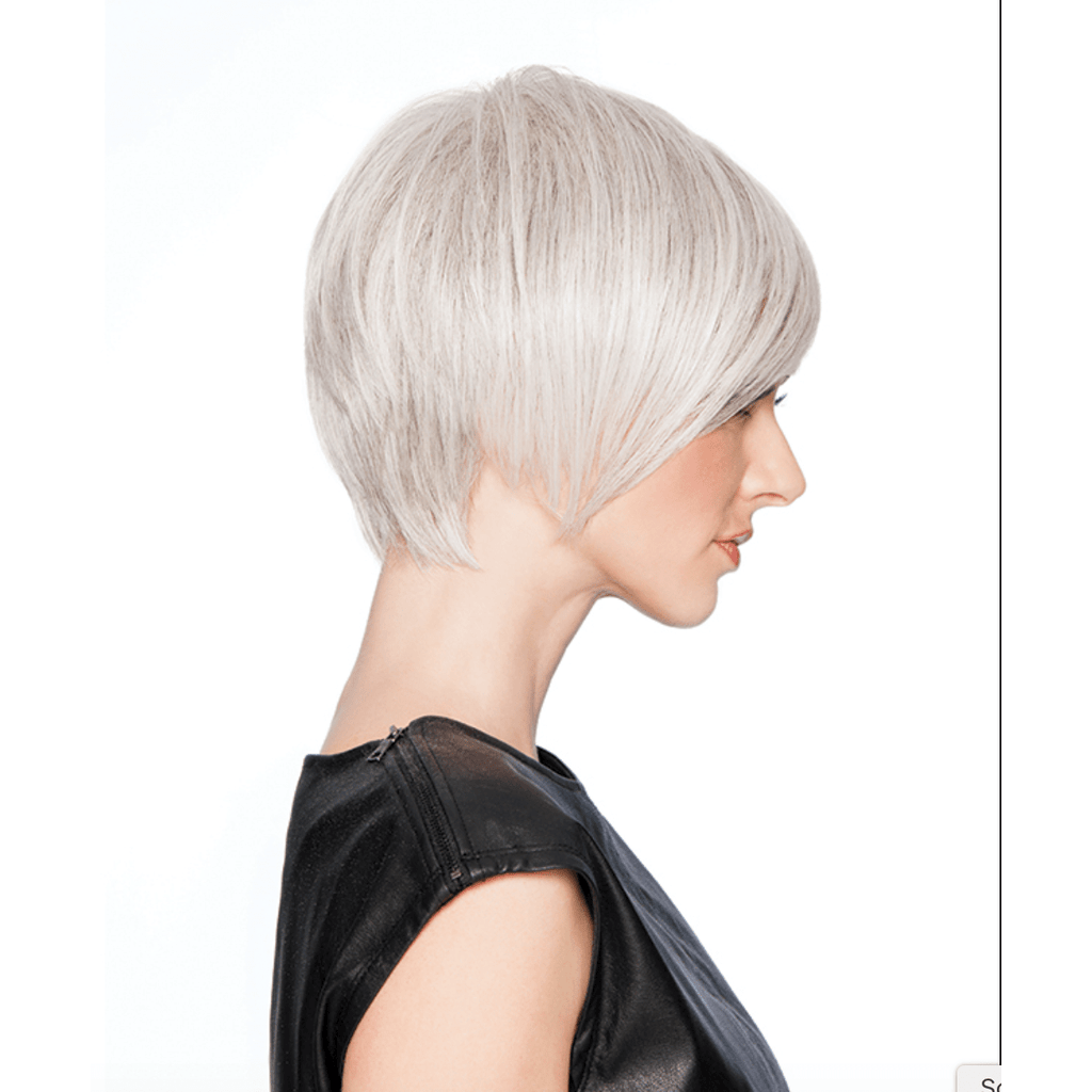 Angled Cut Wig Asymmetrical Short Layered Hairdo Style