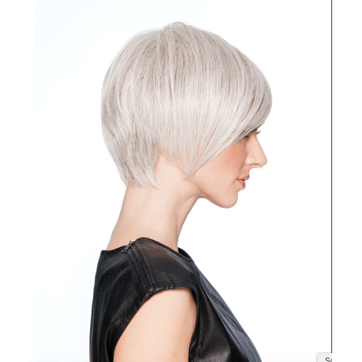 Angled Cut Wig Asymmetrical Short Layered Hairdo Style