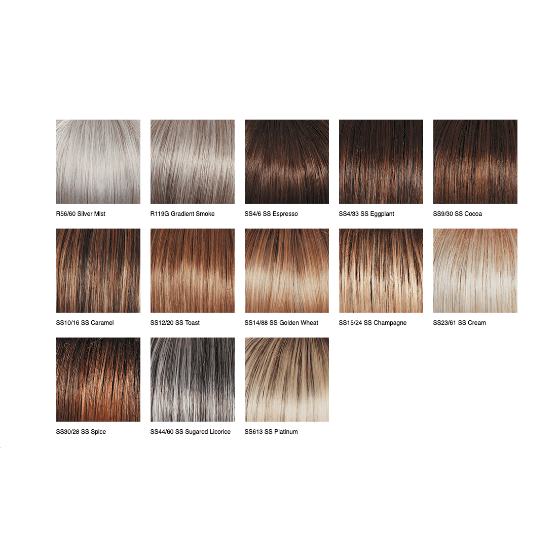 With a Bang Classic Wig - Versatile Blonde & Brown Hair Styles